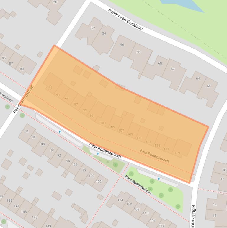 Kaart van postcodegebied 7207CE.