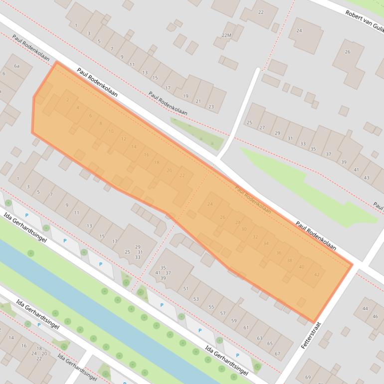 Kaart van postcodegebied 7207CG.