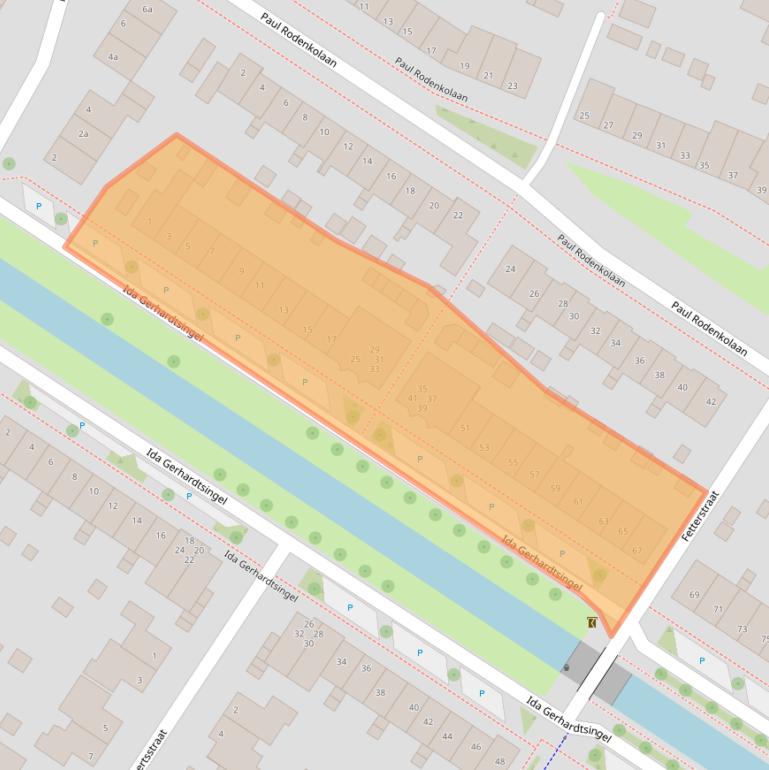 Kaart van postcodegebied 7207CK.