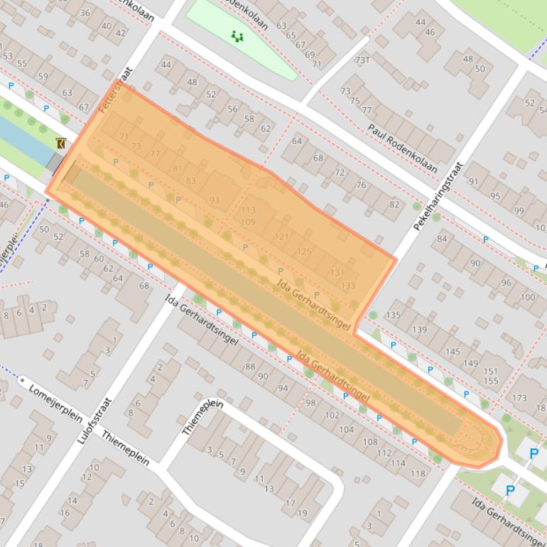 Kaart van postcodegebied 7207CL.