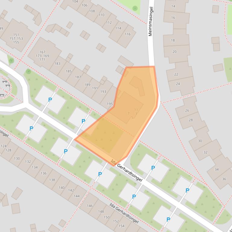 Kaart van postcodegebied 7207CS.