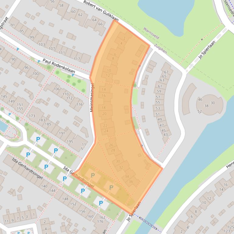 Kaart van postcodegebied 7207CT.