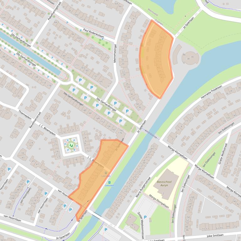 Kaart van postcodegebied 7207CW.