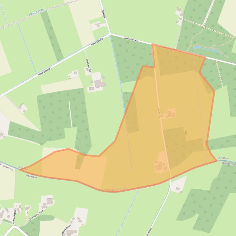 Kaart van postcodegebied 7207DC.