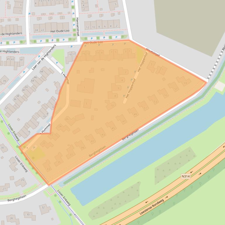 Kaart van postcodegebied 7207EC.