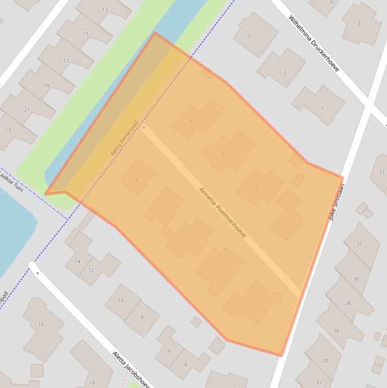 Kaart van postcodegebied 7207GB.