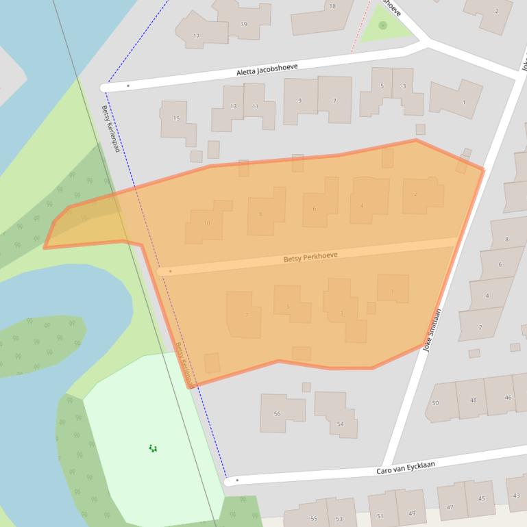 Kaart van postcodegebied 7207GD.