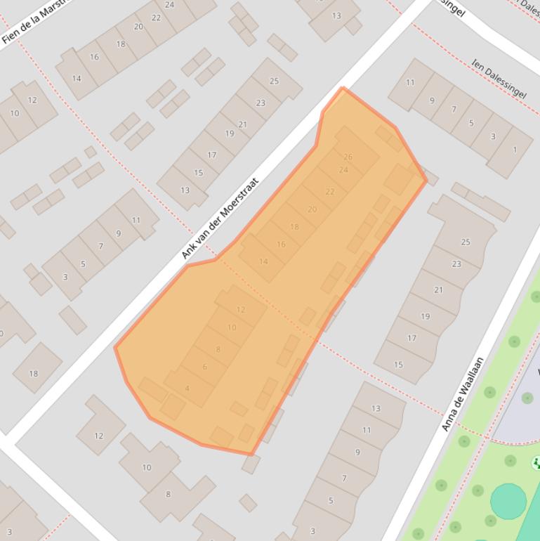 Kaart van postcodegebied 7207GT.