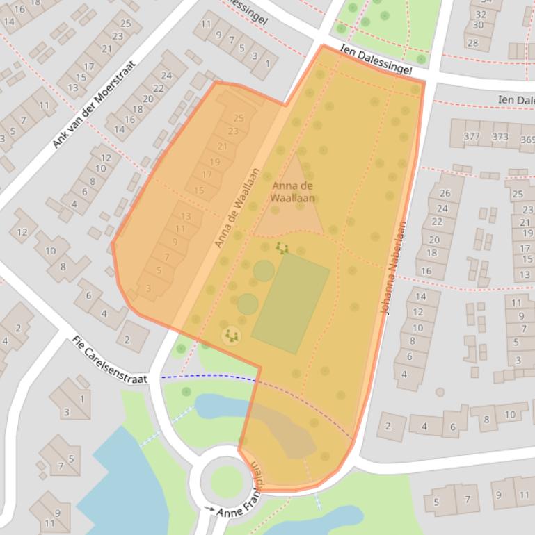 Kaart van postcodegebied 7207GV.