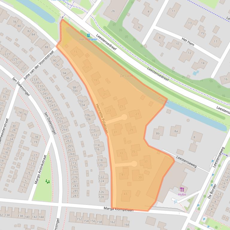 Kaart van postcodegebied 7207HS.