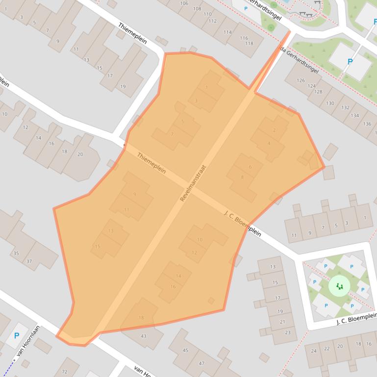 Kaart van postcodegebied 7207JB.