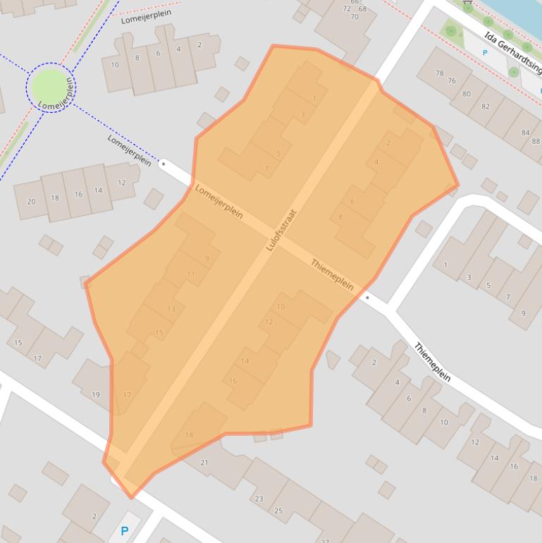 Kaart van postcodegebied 7207JD.