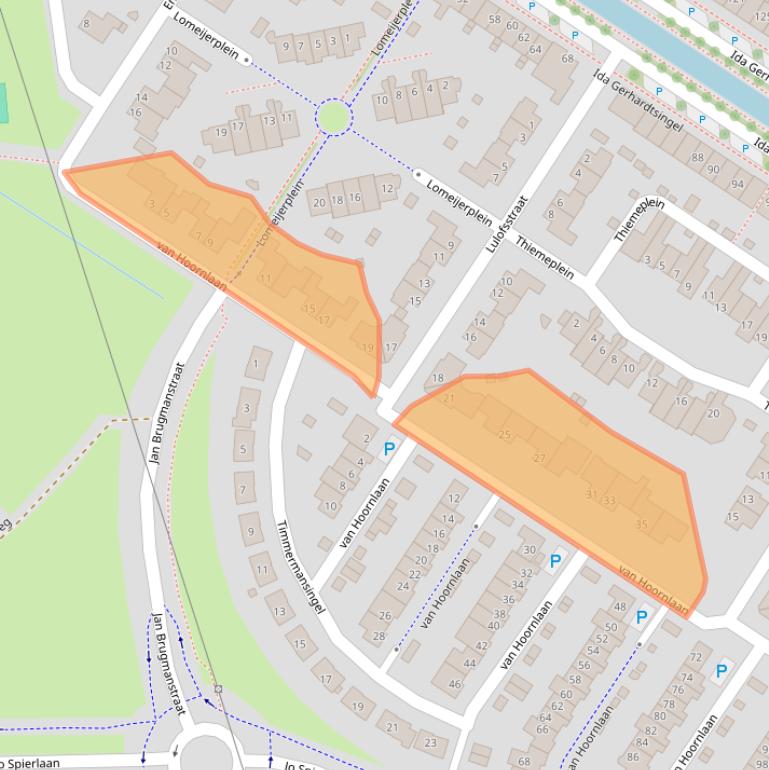 Kaart van postcodegebied 7207JH.