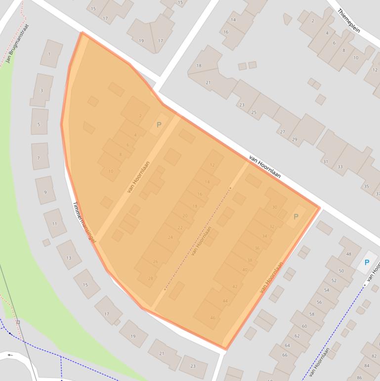 Kaart van postcodegebied 7207JK.