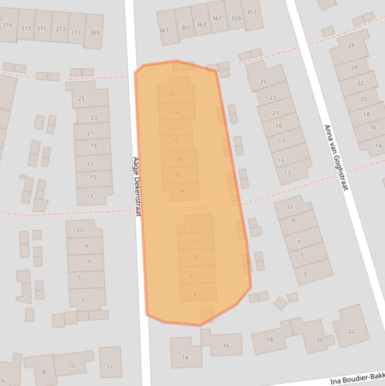 Kaart van postcodegebied 7207KM.