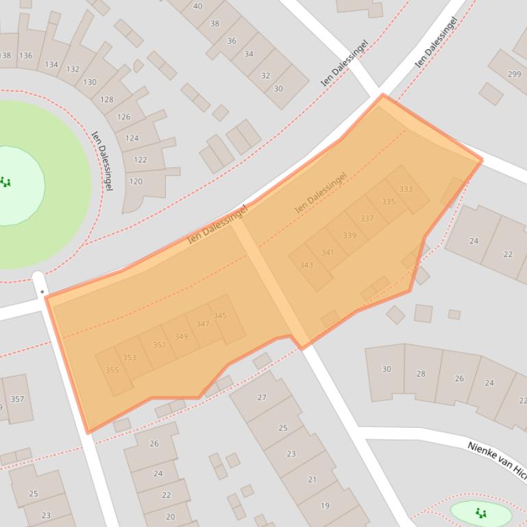Kaart van postcodegebied 7207LH.