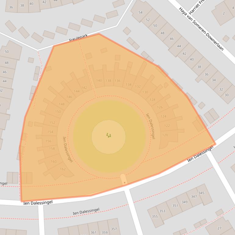 Kaart van postcodegebied 7207LP.