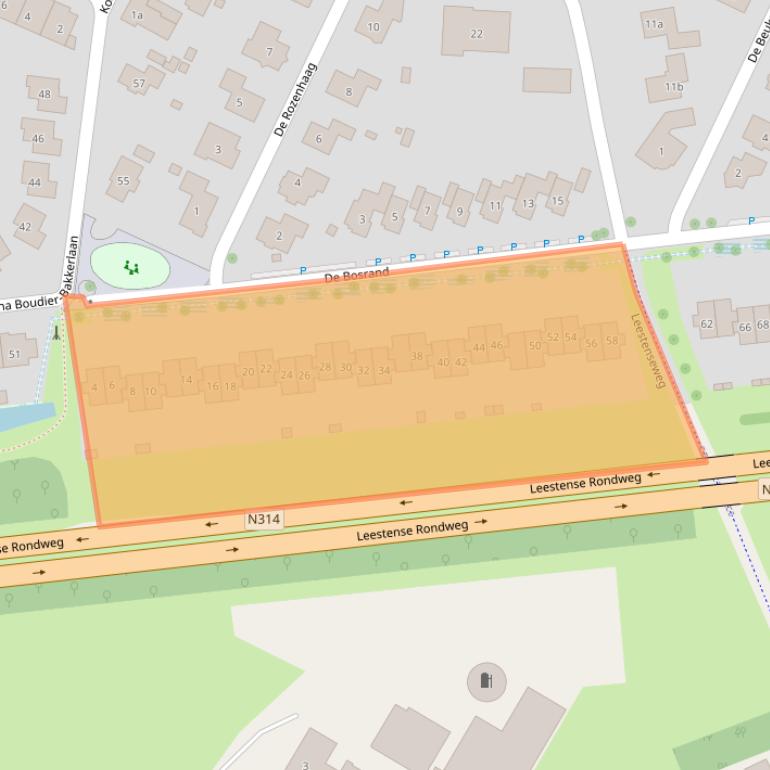 Kaart van postcodegebied 7207MG.