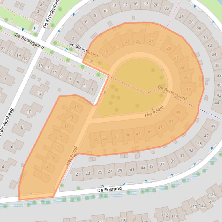 Kaart van postcodegebied 7207MR.