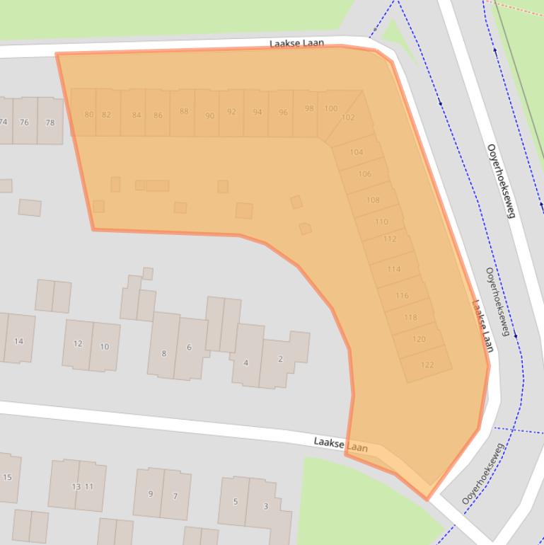 Kaart van postcodegebied 7207NE.