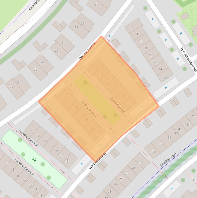 Kaart van postcodegebied 7207PD.