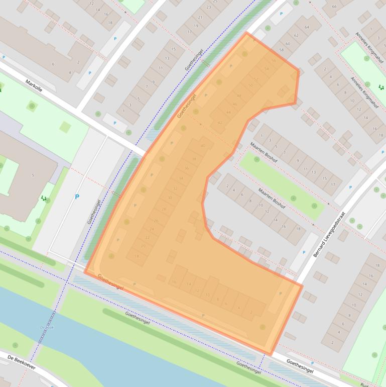 Kaart van postcodegebied 7207PL.