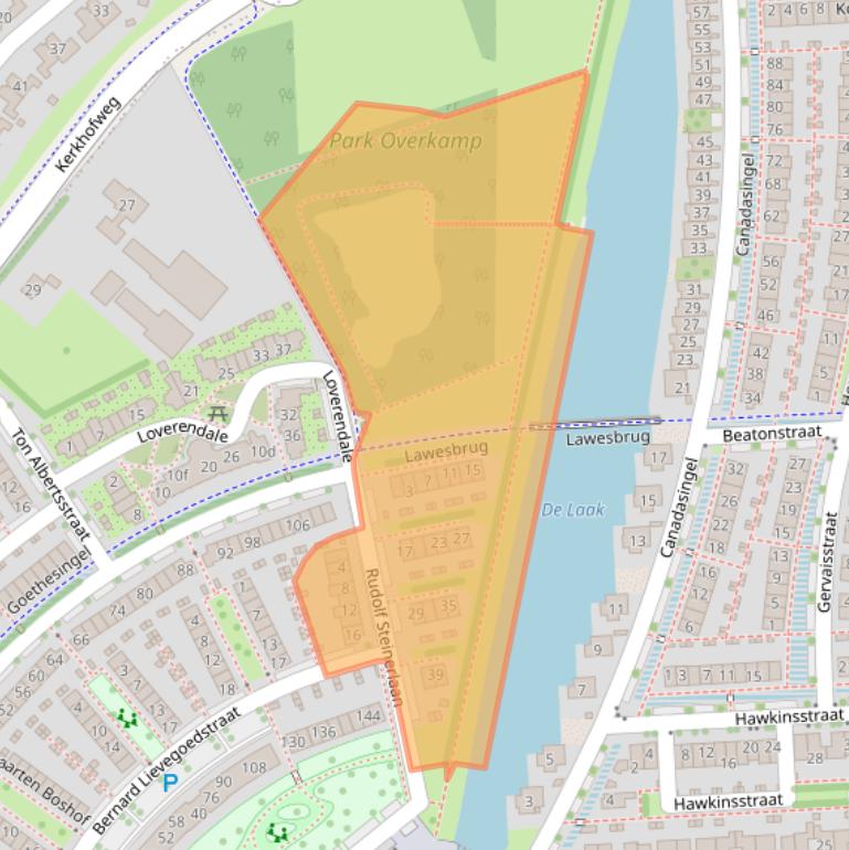 Kaart van postcodegebied 7207PZ.