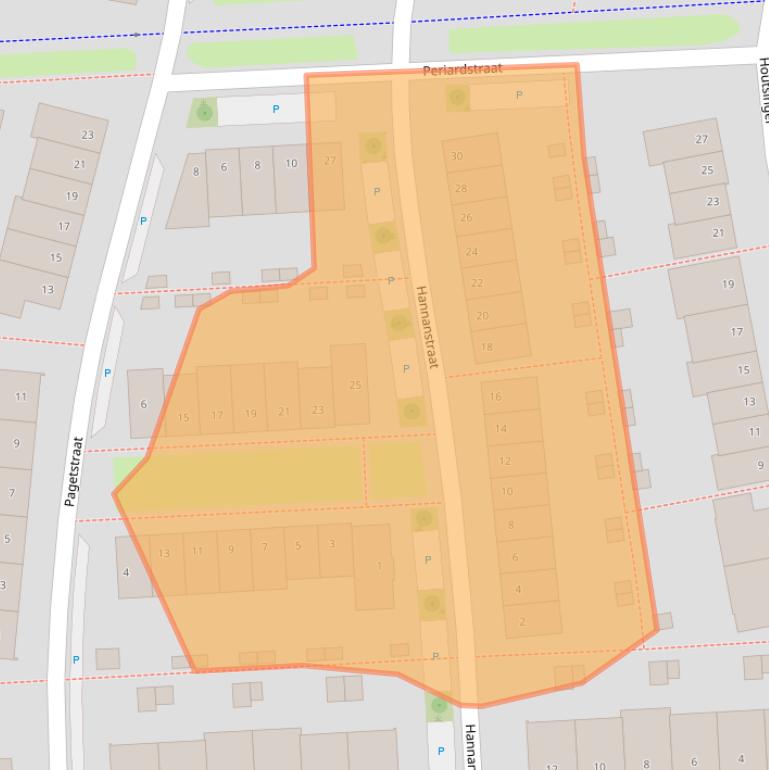 Kaart van postcodegebied 7207RB.