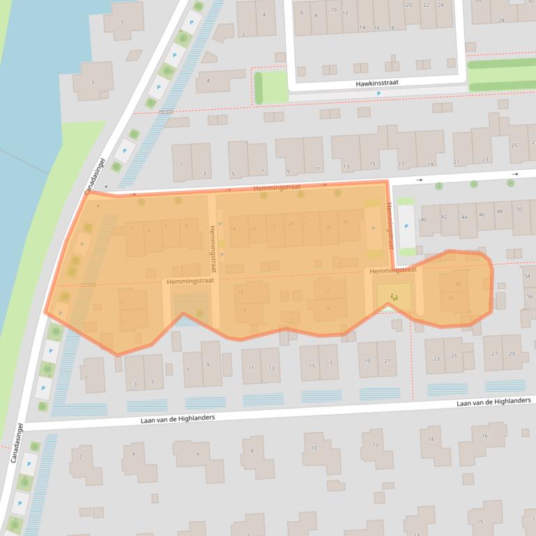 Kaart van postcodegebied 7207RJ.