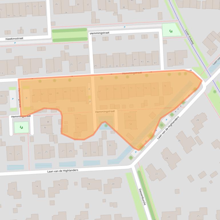 Kaart van postcodegebied 7207RK.