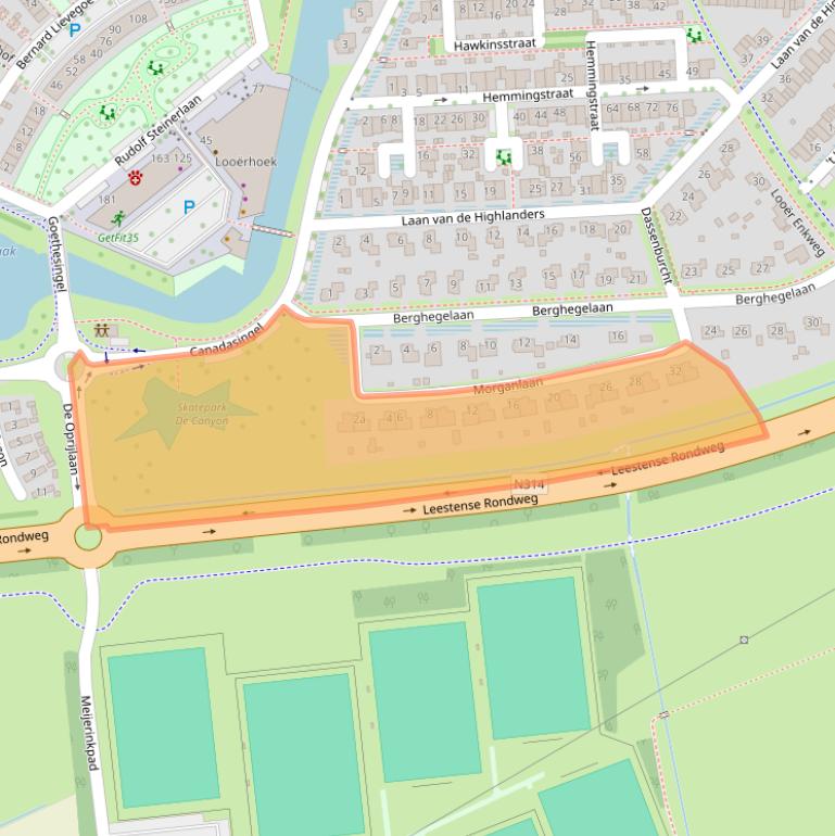 Kaart van postcodegebied 7207SB.