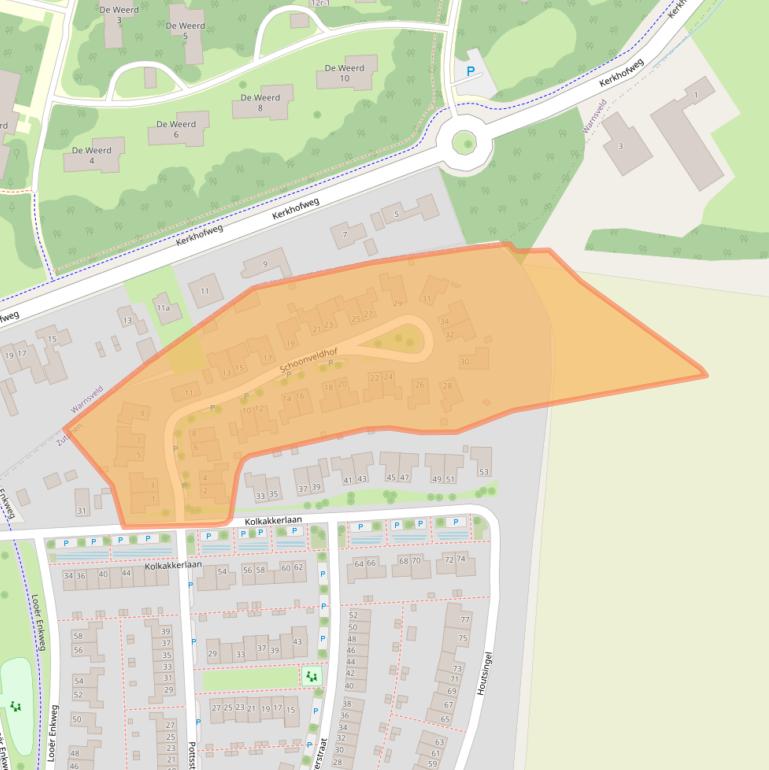 Kaart van postcodegebied 7207SH.