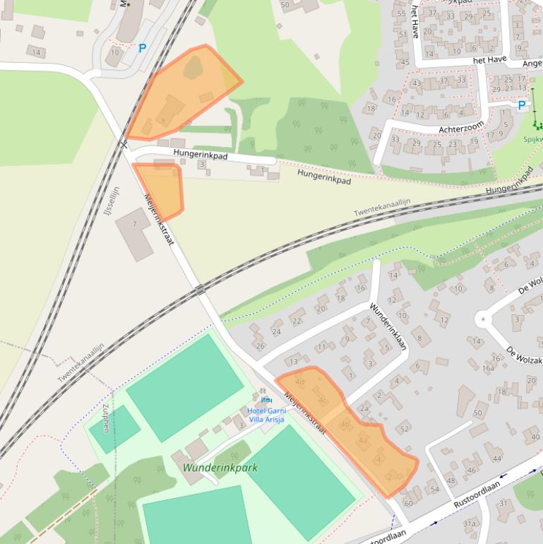 Kaart van postcodegebied 7211AD.