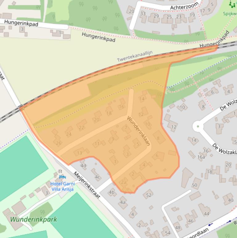 Kaart van postcodegebied 7211AG.