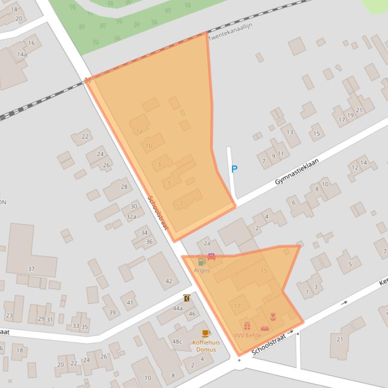 Kaart van postcodegebied 7211BA.