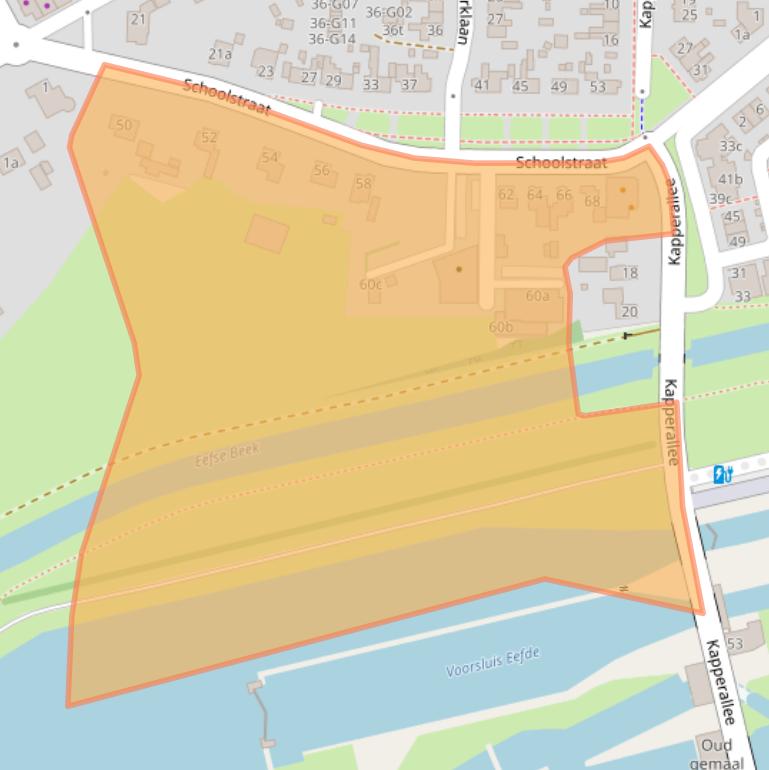 Kaart van postcodegebied 7211BD.