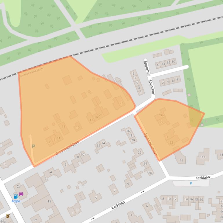 Kaart van postcodegebied 7211BE.