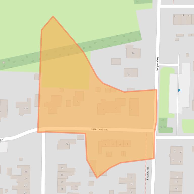 Kaart van postcodegebied 7211BL.