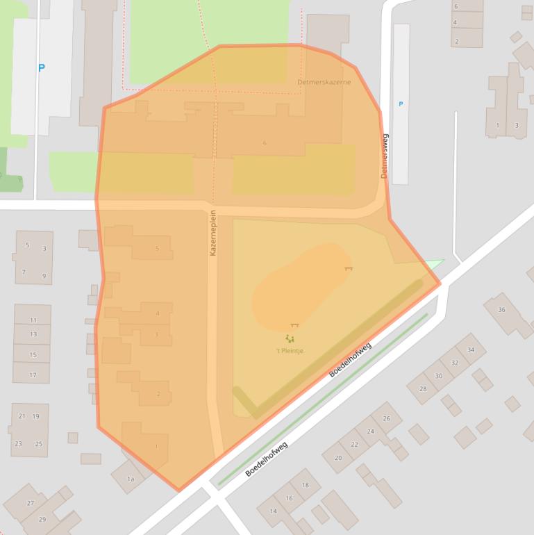 Kaart van postcodegebied 7211BM.