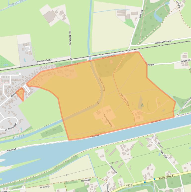 Kaart van postcodegebied 7211BT.