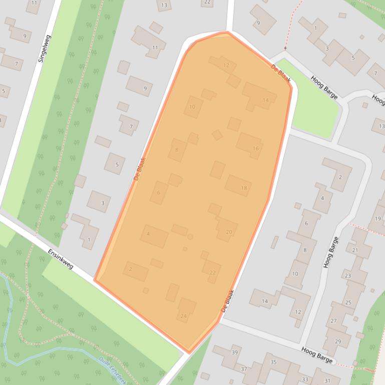 Kaart van postcodegebied 7211CS.