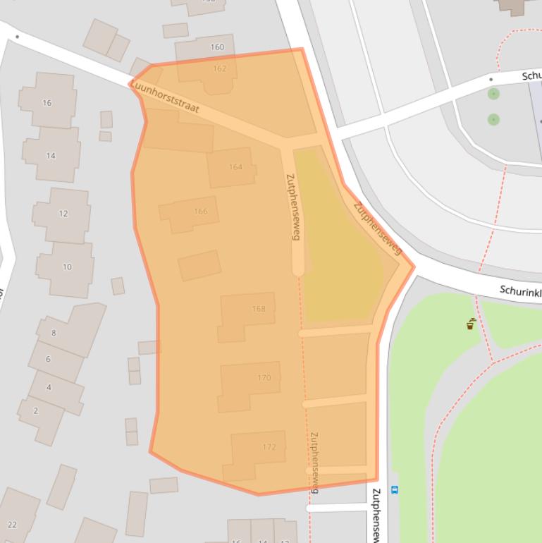 Kaart van postcodegebied 7211EH.