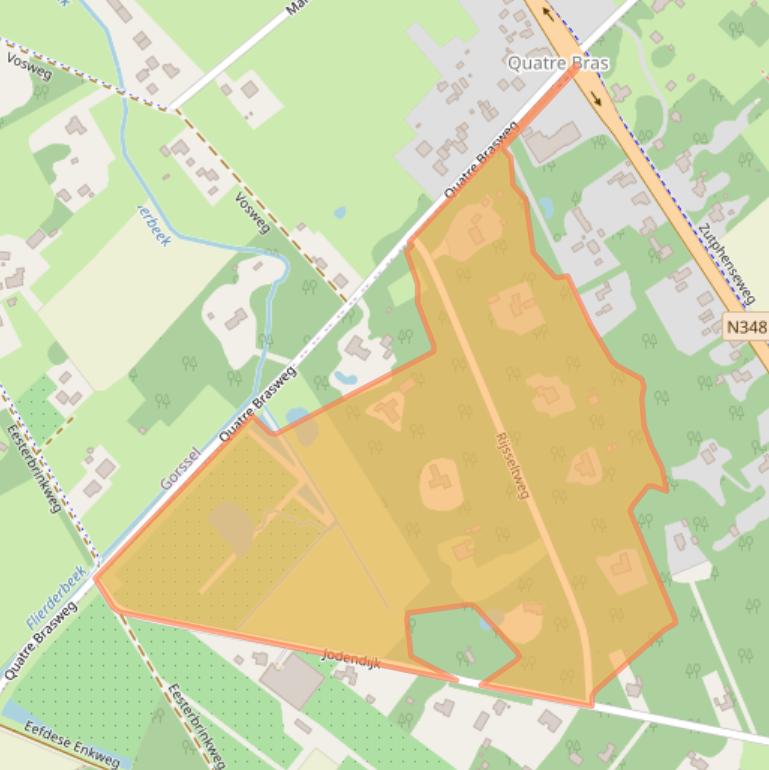 Kaart van postcodegebied 7211EP.