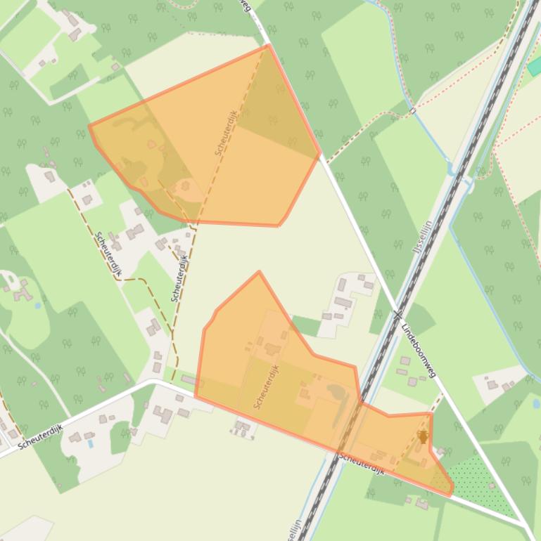 Kaart van postcodegebied 7211ES.