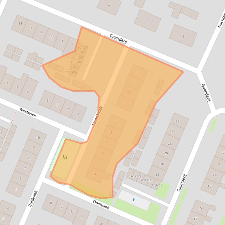 Kaart van postcodegebied 7211GL.