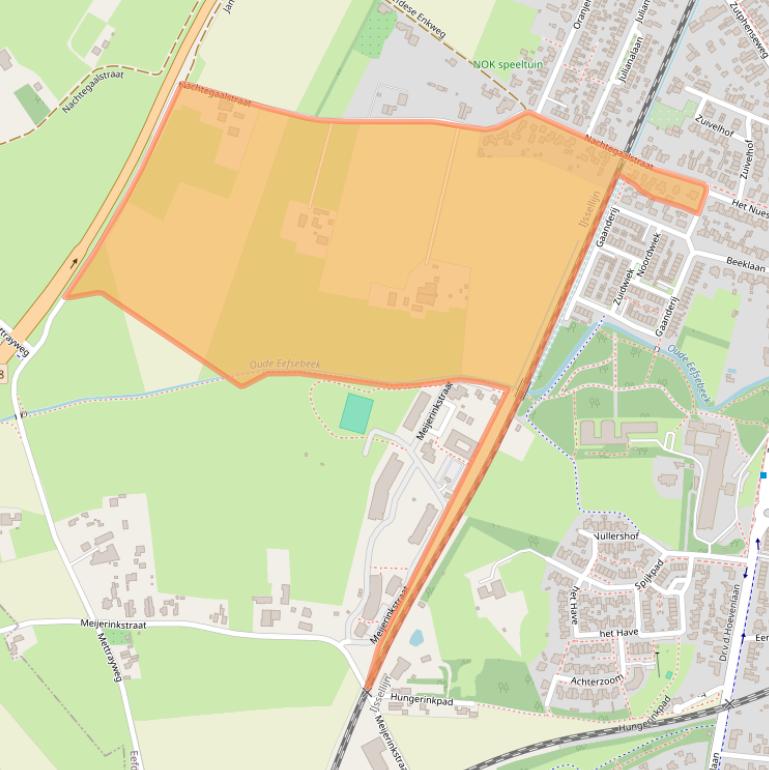 Kaart van postcodegebied 7211GM.