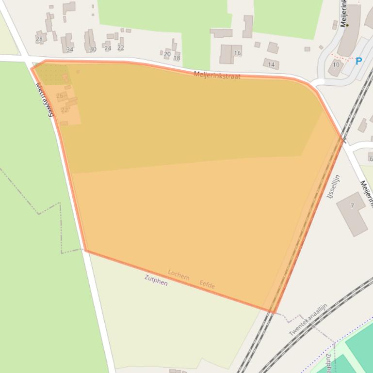 Kaart van postcodegebied 7211LD.