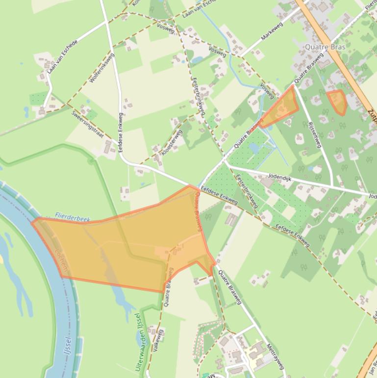 Kaart van postcodegebied 7211LJ.