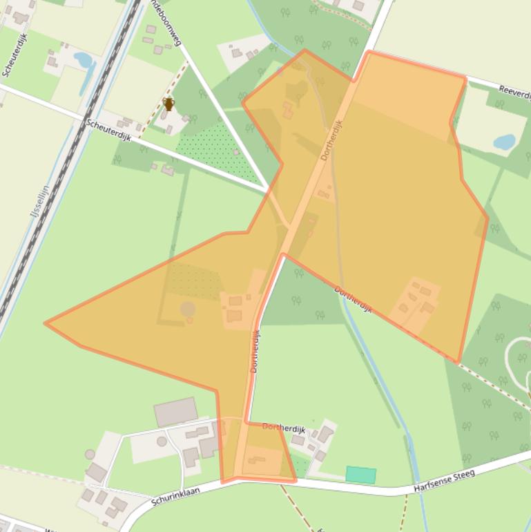 Kaart van postcodegebied 7211LS.