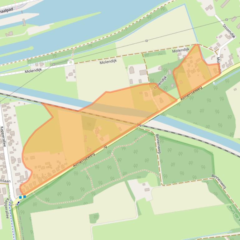 Kaart van postcodegebied 7211MD.